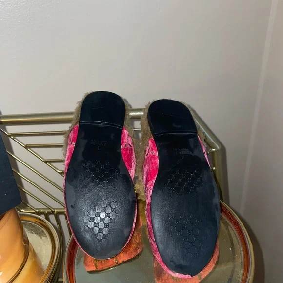 GUCCI GIRLS PINK PRINCETON GG 👡 - Picture 5 of 6